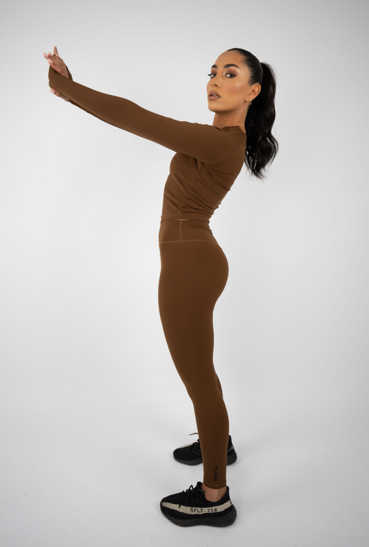 Enhance Leggings - Sepia