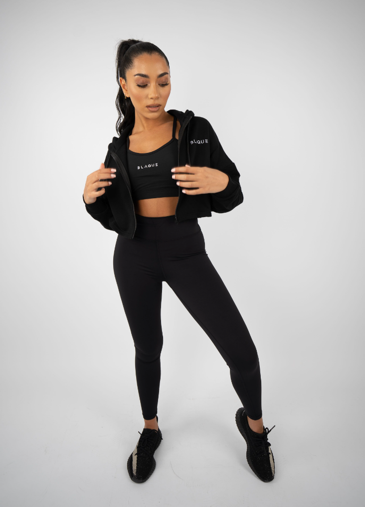 Classic Cropped Jacket - Black