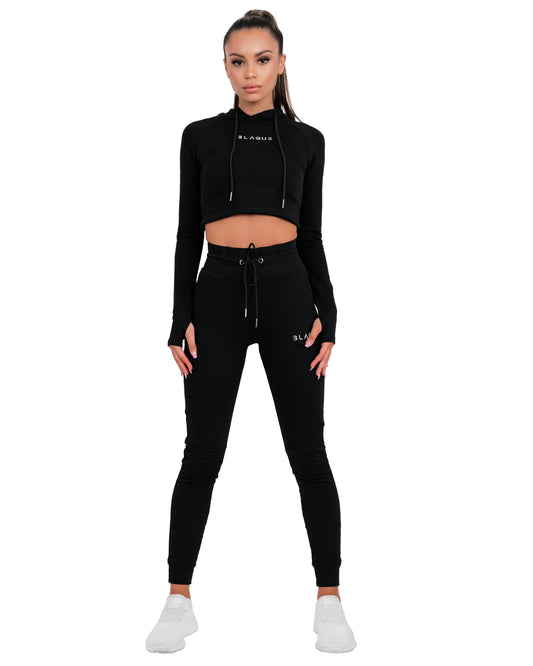 Evolution Crop Jumper in Black