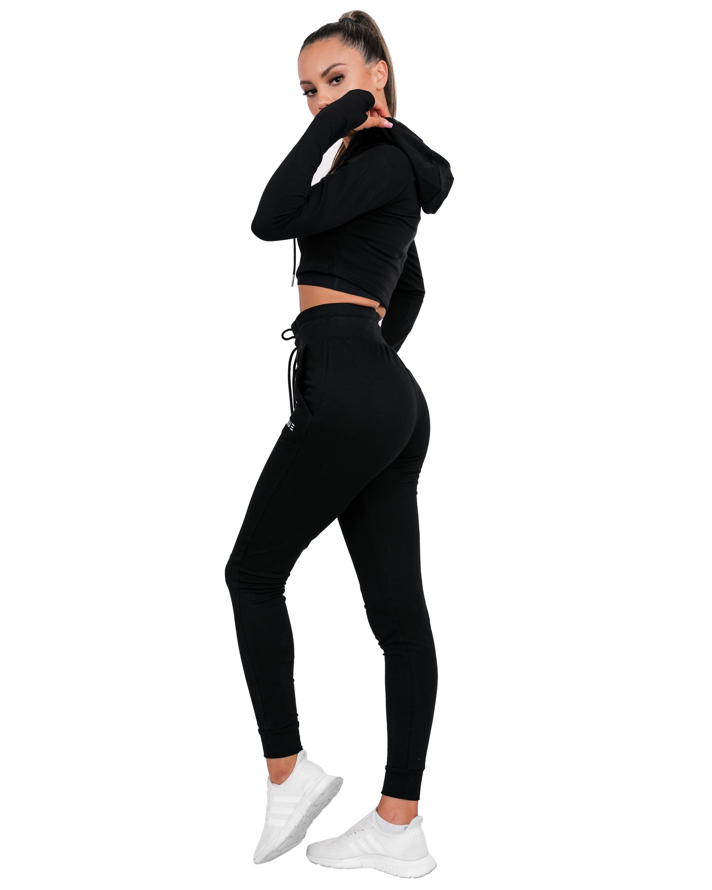 Evolution Crop Jumper in Black